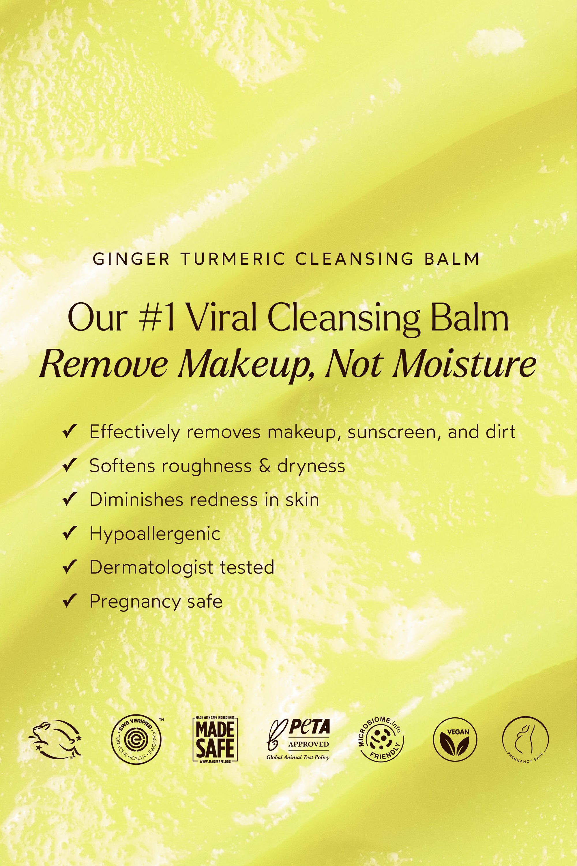 Image of True Botanicals Ginger Turmeric Cleansing Balm