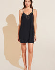 Model wears Naya TENCEL™ Modal Chemise in Black.