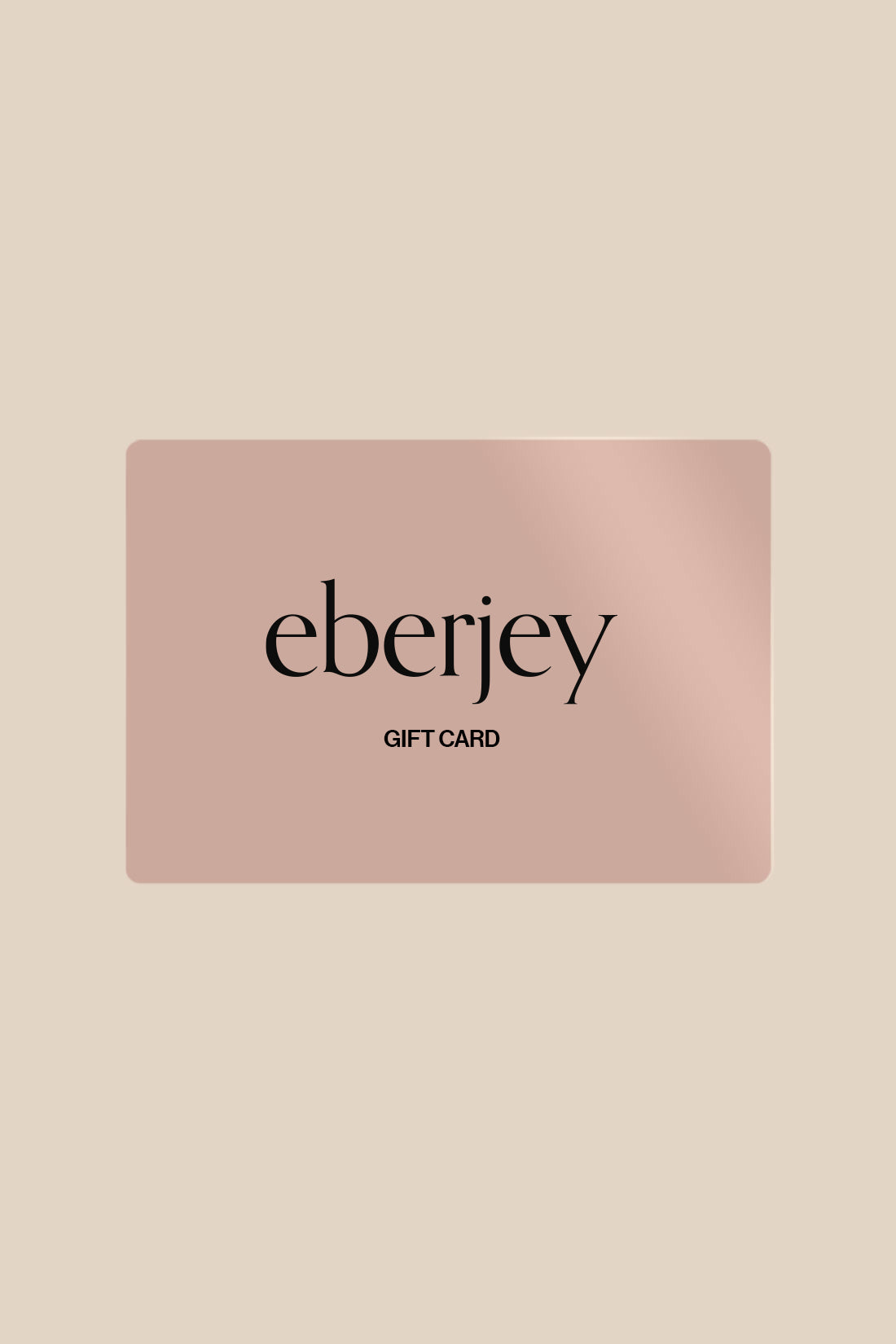 Eberjey gift card.