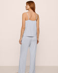 Model Is Wearing Gisele Cami/Pant Pj Set In Ice Blue