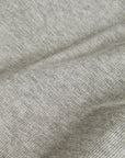 Fabric detail shot of dream rib in Dark Heather Grey
