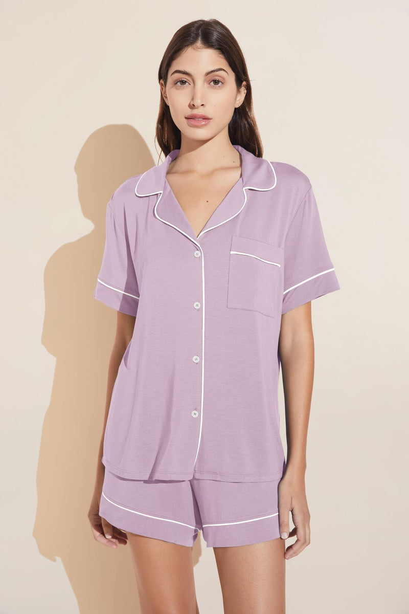 ◆JO'S LOUNGE◆ Modal Couple Essential Lavender Pajama Set E MODAL] (couple) Essential Lavender Short Pajama Set - JO'S