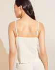 Model wears Pointelle Cami in Ivory.