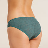Eberjey Soft Stretch Recycled Lace High Leg Brief - Agave