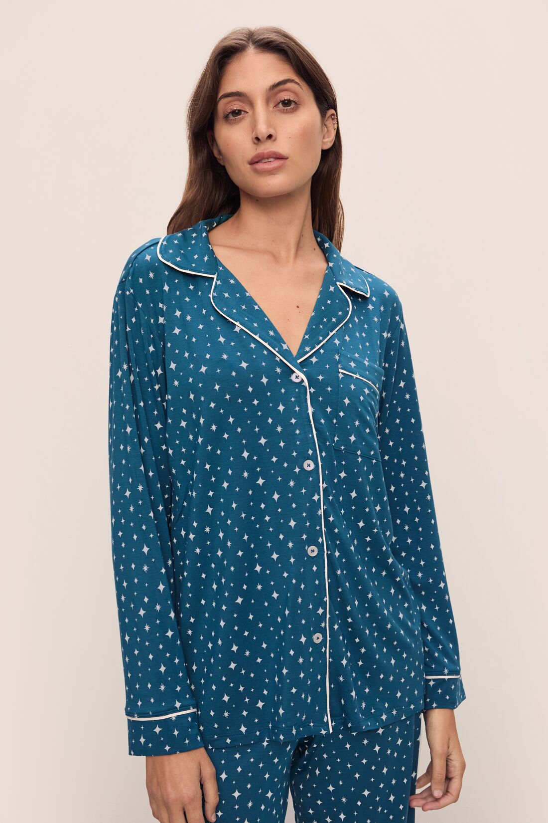 Kids Printed TENCEL™ Modal Unisex Long PJ Set – Eberjey