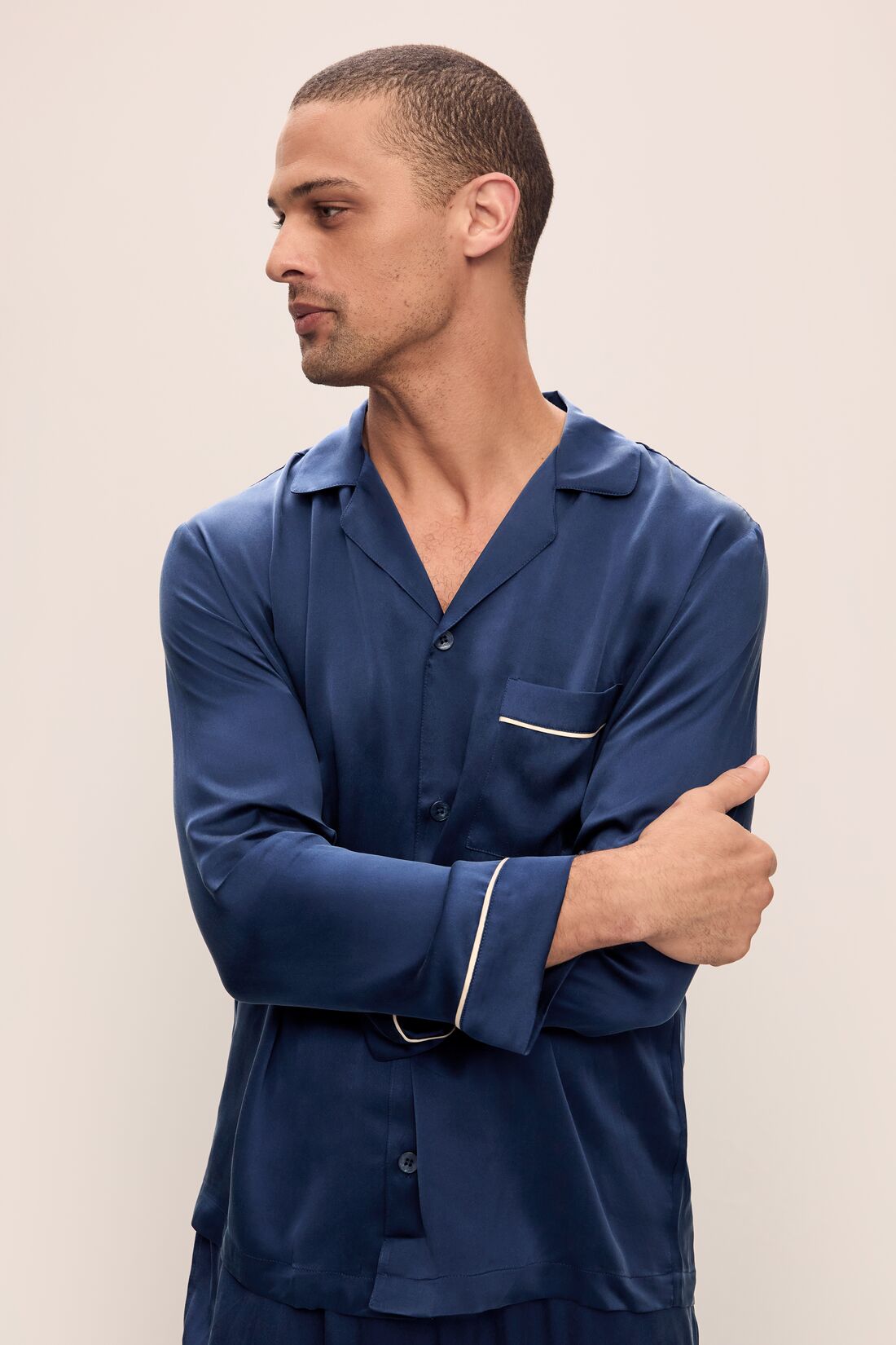 Charles Washable Silk Long PJ Set – Eberjey