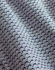 Fabric detail shot of TENCEL Modal in Seashell Navy.Navy