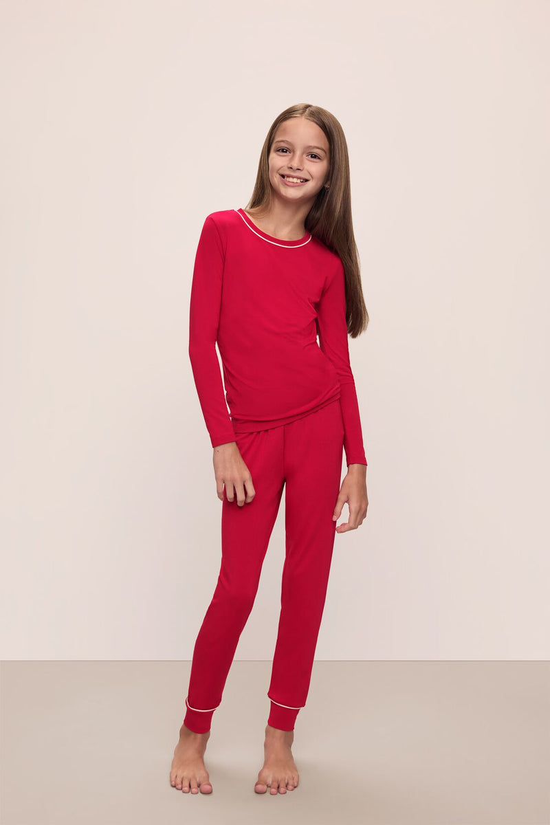 Kids TENCEL™ Modal Unisex Long PJ Set – Eberjey