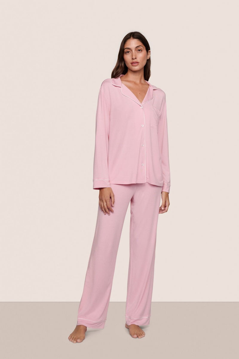 R*i様 Wacoal Just Pajamas ピンク シルク　絹　長袖 Low_Res-PJ1018-