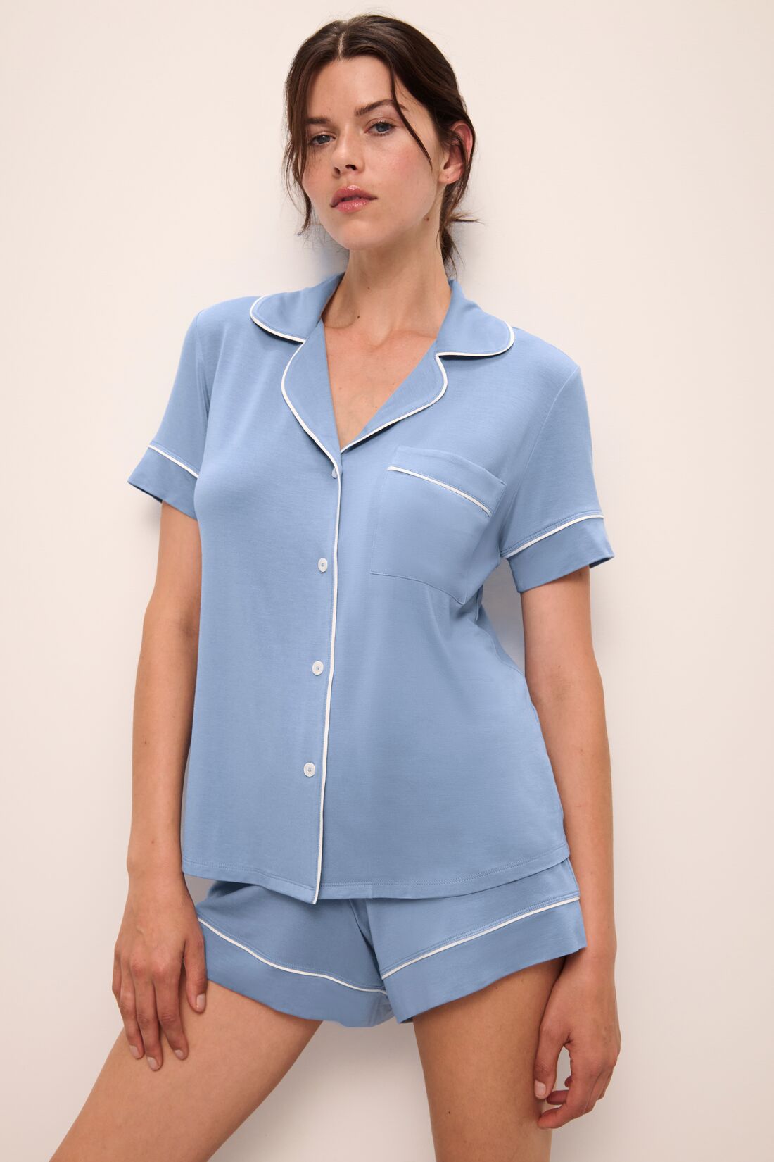 新品同様　bow.a SATIN SHORT PANTS ボウエー Gisele TENCEL™ Modal Relaxed Short PJ Set – Eberjey
