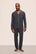 Model is wearing William TENCEL™ Modal Long PJ Set in Charcoal Heather/Ivory