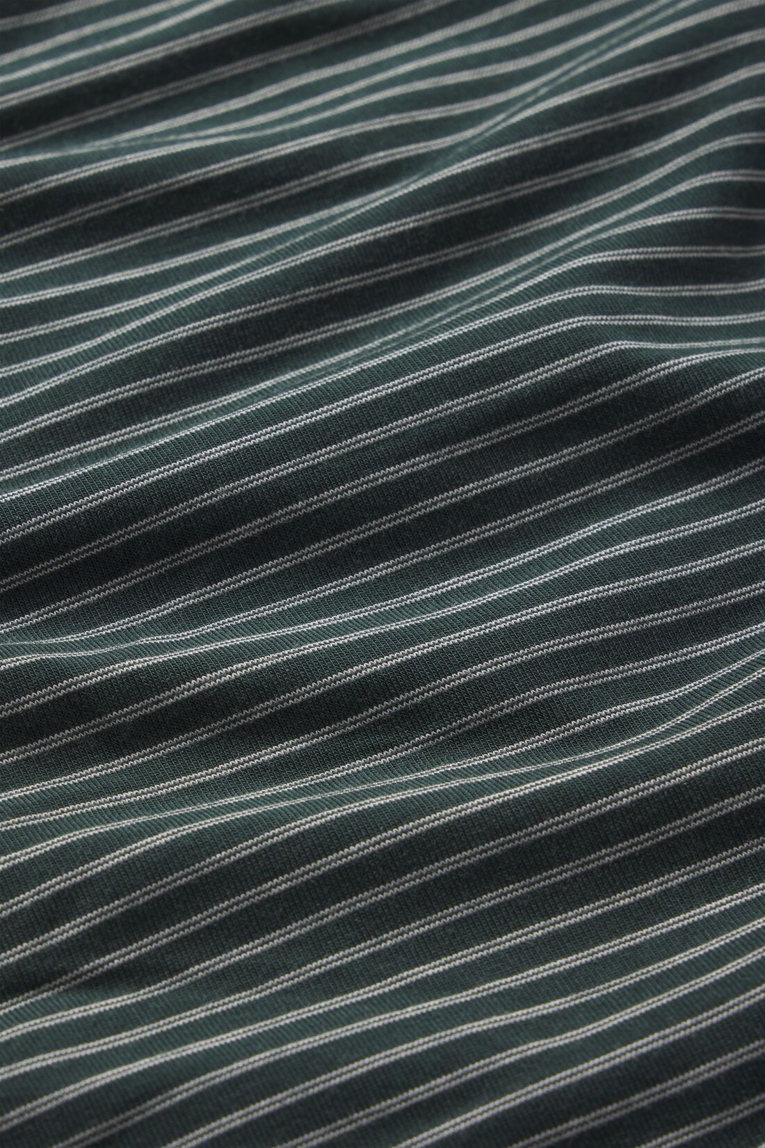 Fabric detail shot of Duo Stripe Pine