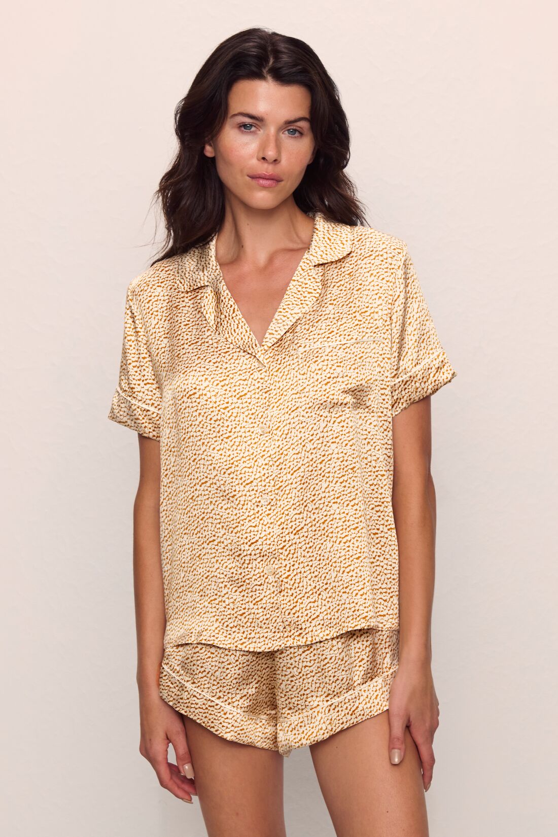 Inez Washable Silk Printed Short PJ Set – Eberjey