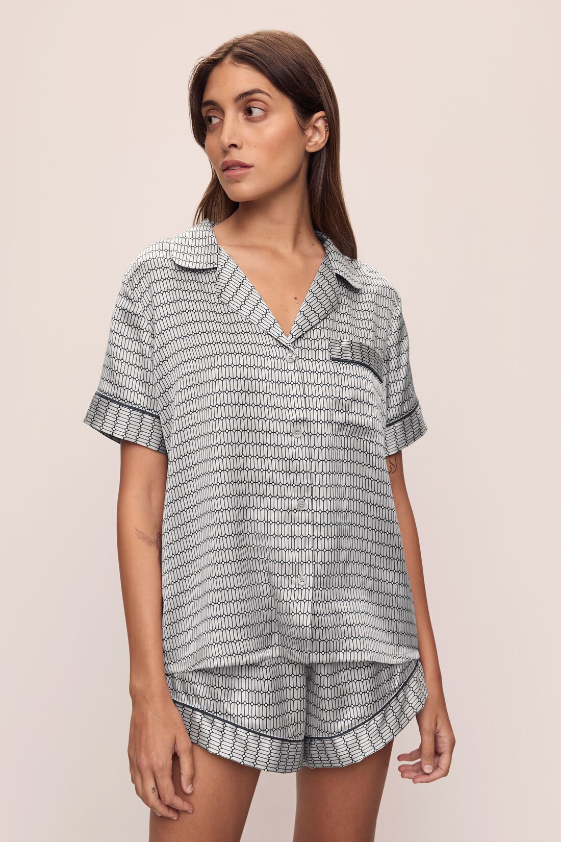 Inez Washable Silk Printed Short PJ Set – Eberjey