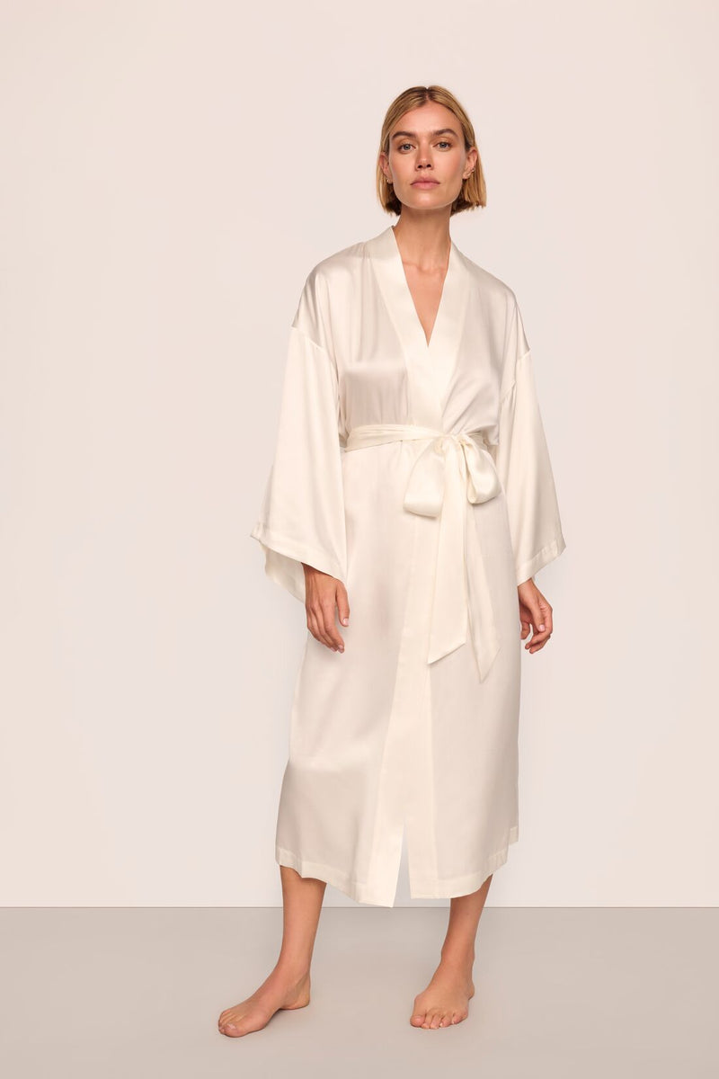 Inez Washable Silk Robe – Eberjey