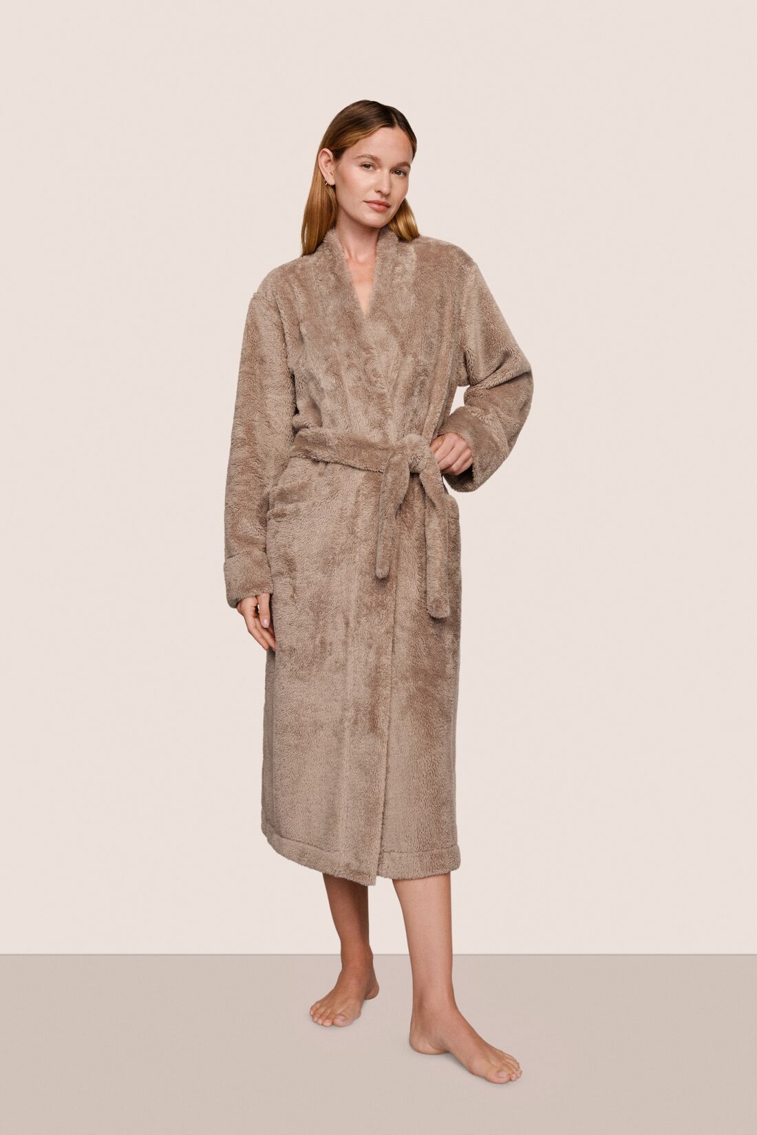 (取寄) エバージェイ レディース ロング ローブ Eberjey women Renewplush Long Robe Toffee Renew Plush Long Robe – Eberjey