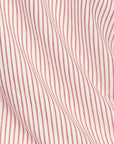 Image of Duo Stripe Haute Red fabric and print detail