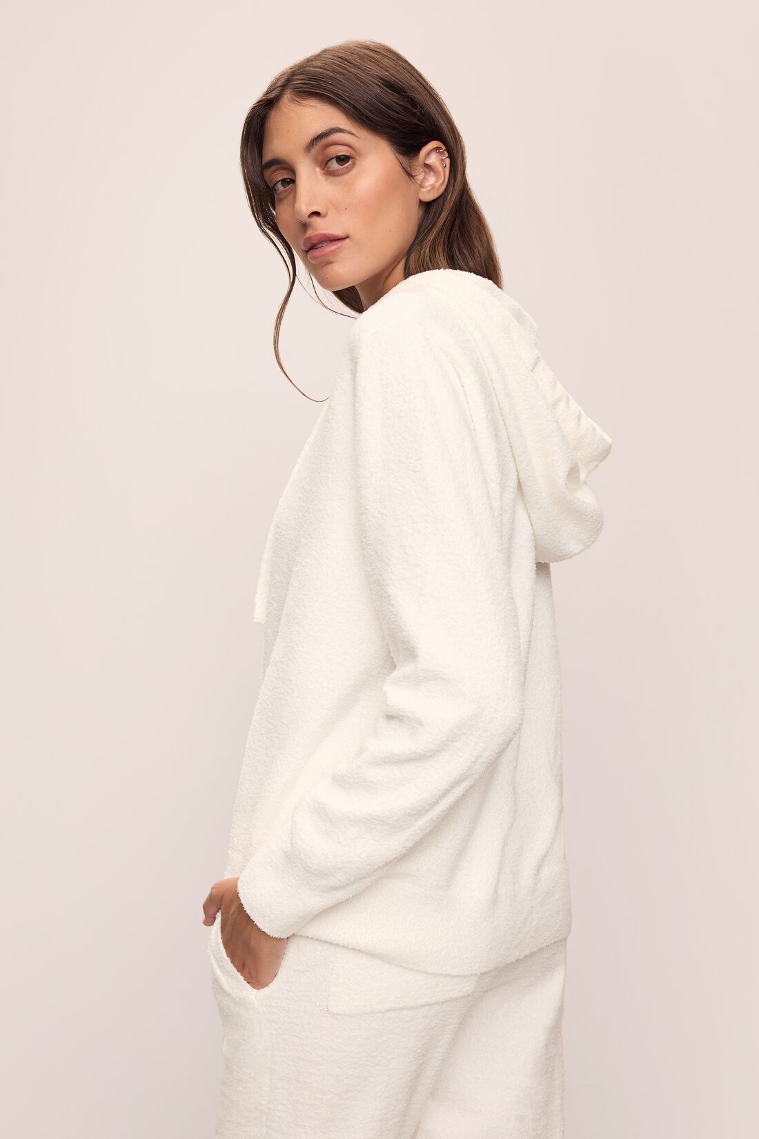 Recycled Boucle Hoodie – Eberjey