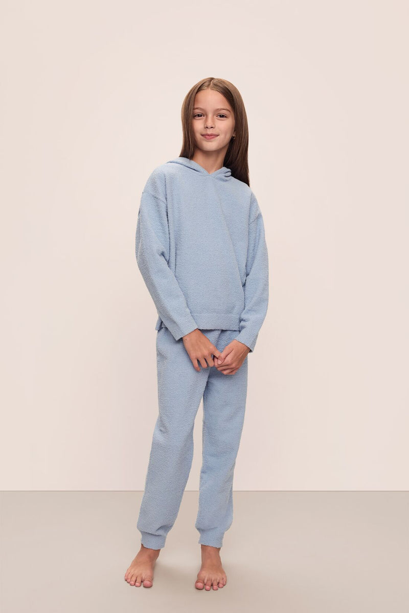 Kid's Recycled Boucle Hoodie & Jogger Set – Eberjey