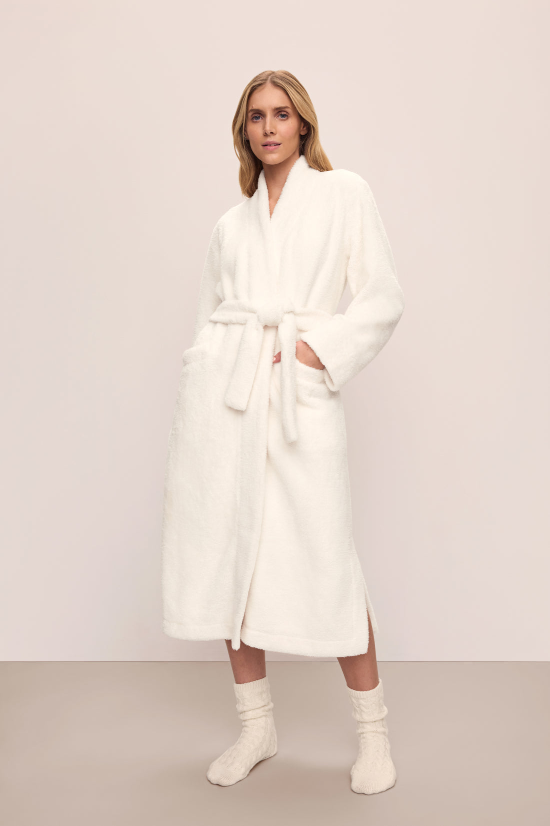 Robes Sale White Company Velvet Slippers Renew Plush Long Robe