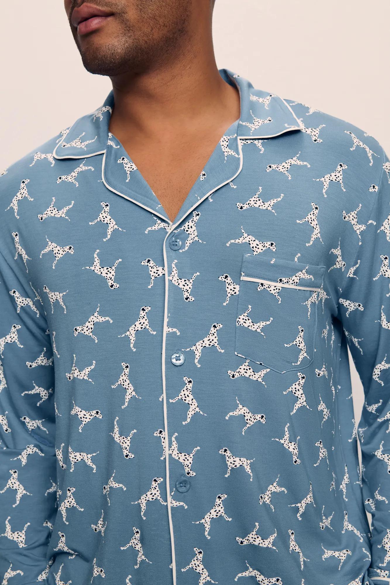 William Printed TENCEL™ Modal Long PJ Set – Eberjey