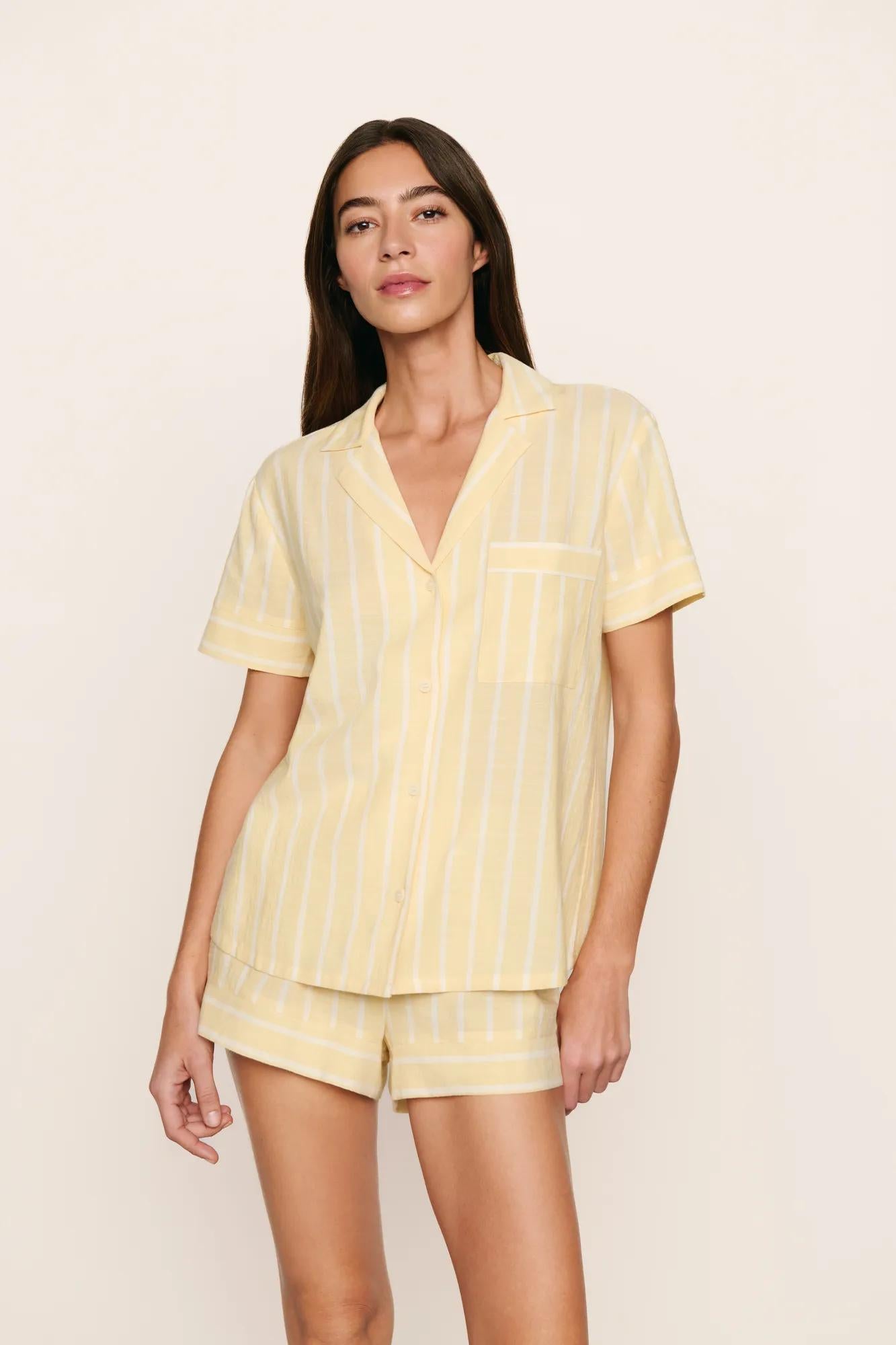 Nautico Shortie Short PJ Set – Eberjey