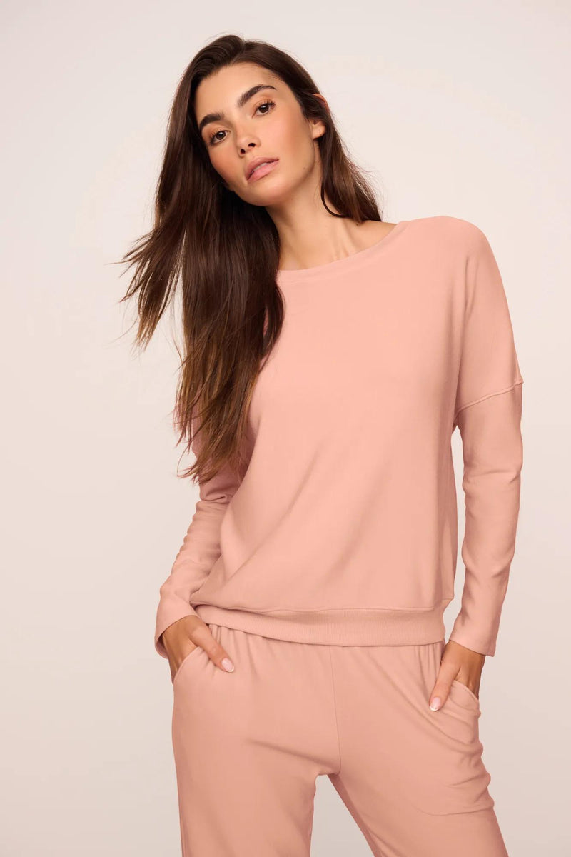 (取寄) エバージェイ レディース ソフテスト スウェッツ プルオーバー Eberjey women Softest Sweats Pullover Velvet Pink T1831LS-VELPI_F_1200x1200.jpg?