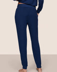 Model is wearing Cozy Time Jogger in Navy