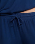 Model is wearing Cozy Time Jogger in Navy