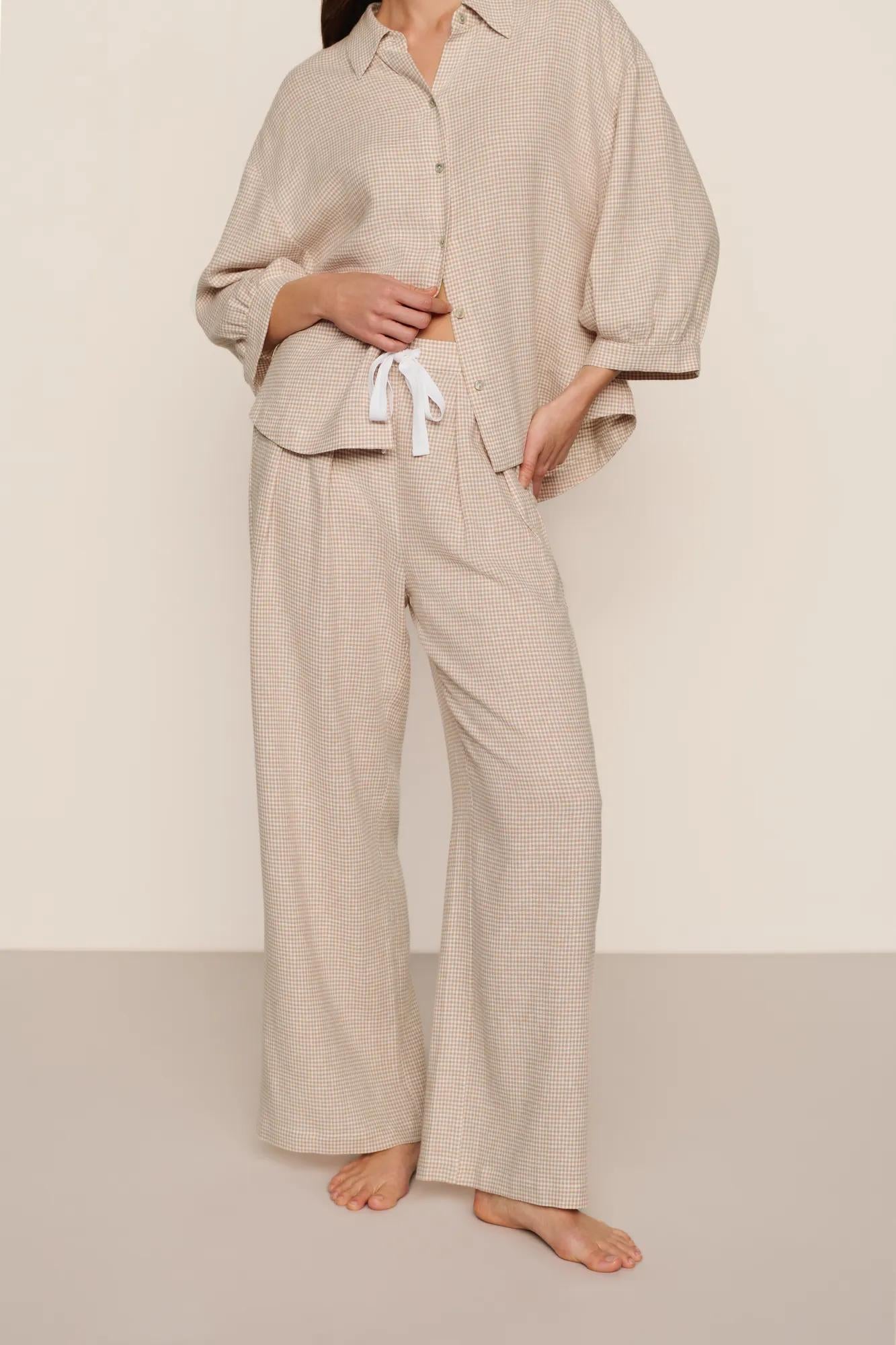 Linen Blend Relaxed Pant – Eberjey
