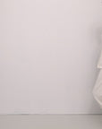 Video of model wearing Gisele TENCEL™ Modal Long PJ Set in Pure Ivory/Navy