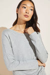 Softest Sweats Plush TENCEL™ Top - Heather Grey