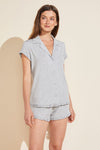 Ruthie TENCEL™ Modal Short PJ Set - Heather Grey
