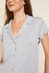Ruthie TENCEL™ Modal Short PJ Set - Heather Grey