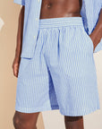 Men's Organic Sandwashed Cotton Short PJ Set