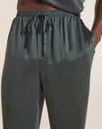 Charles Washable Silk Short Sleeve & Pant PJ Set