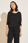 Softest Sweats Plush TENCEL™ Top - Black