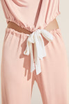 Gisele TENCEL™ Modal Slouchy PJ Set - Misty Rose/Ivory