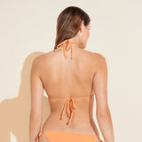 Eberjey Nessa Textured Bikini Top - Cantaloupe