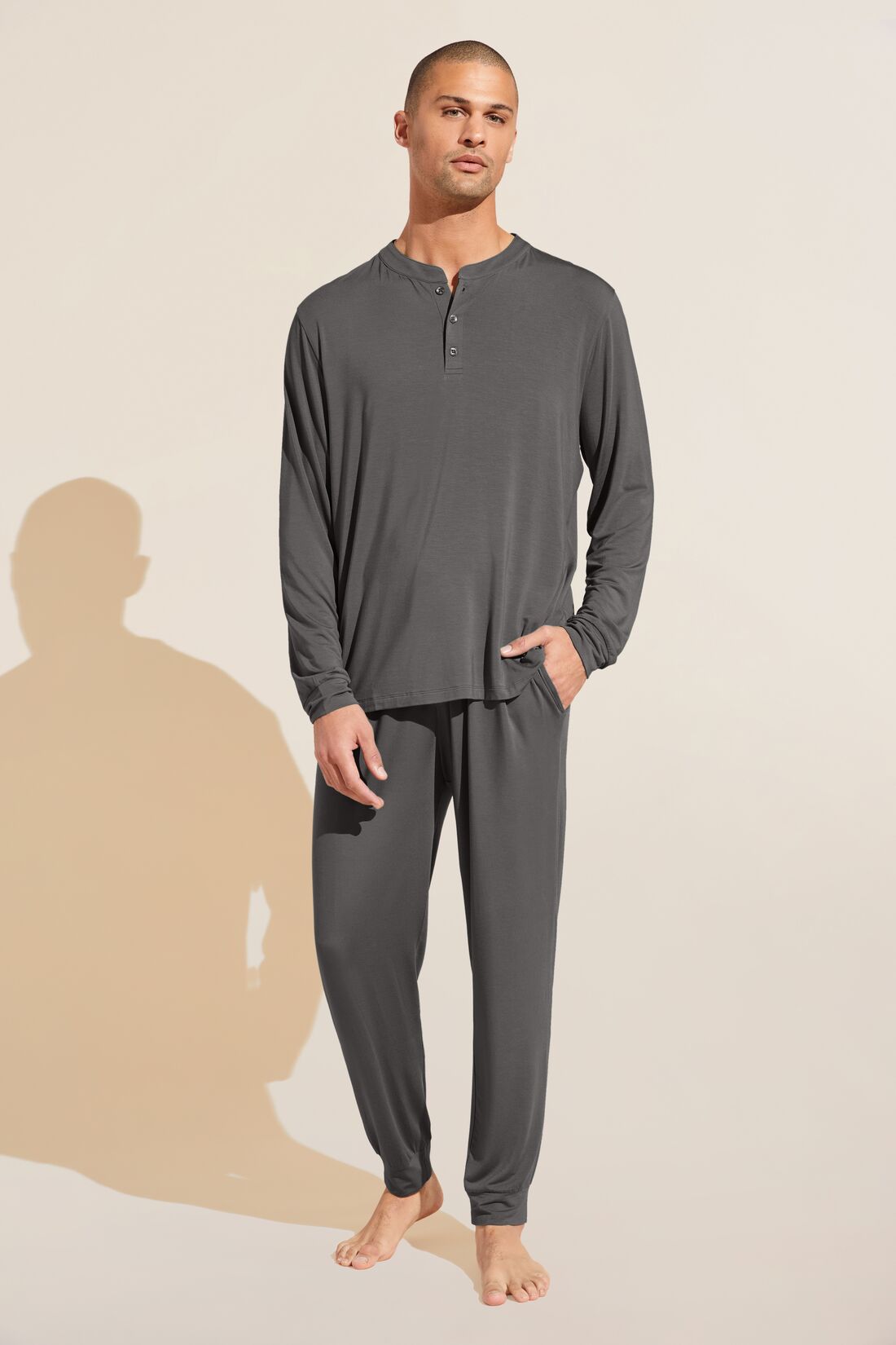 Henry TENCEL™ Modal Long PJ Set in Agave