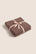 Recycled Boucle Waffle Blanket in Deep Taupe
