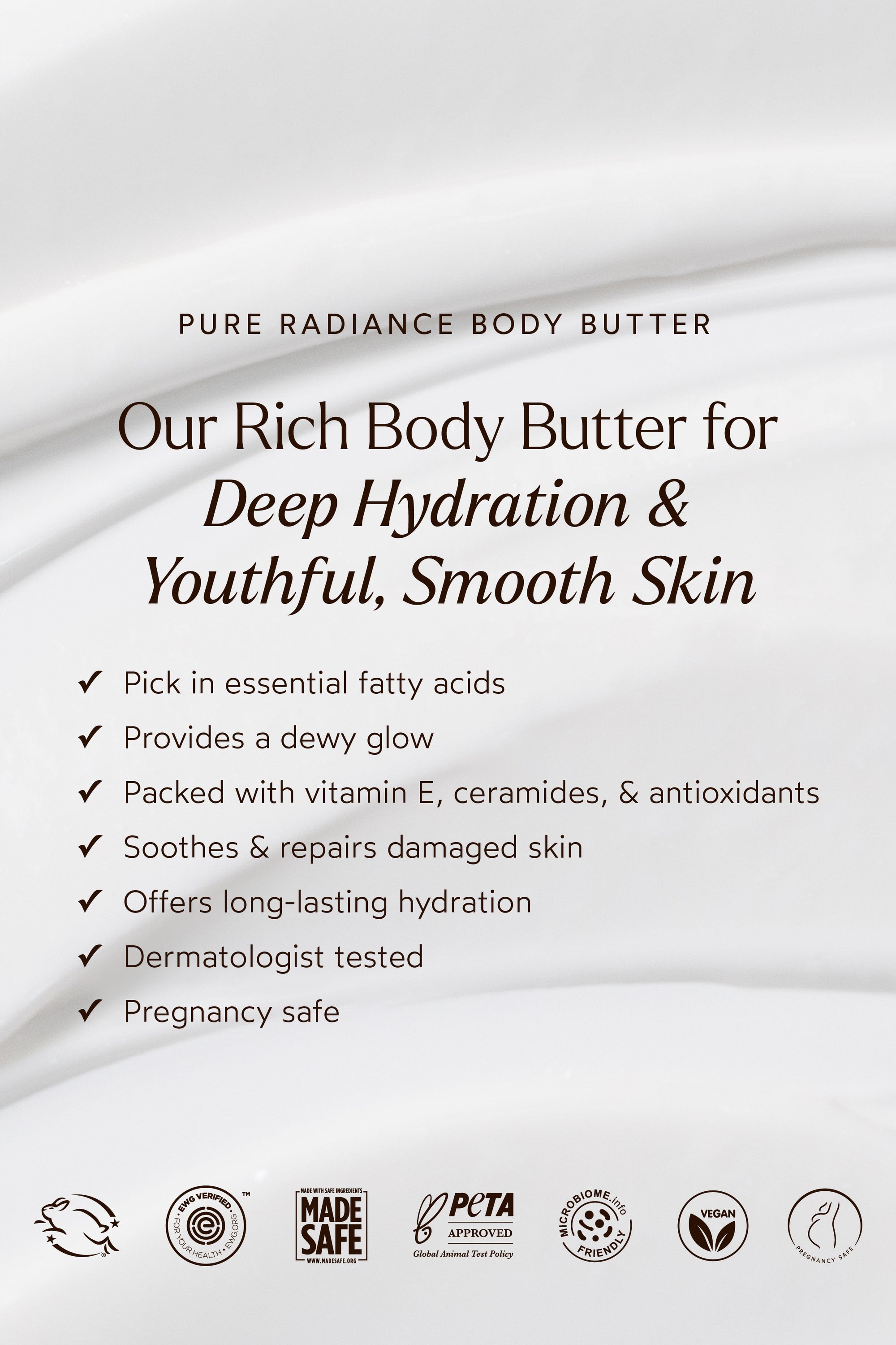 Image of benefits for True Botanicals Body Butter