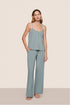 Model is wearing Gisele TENCEL™ Modal Cami & Pant PJ Set  in Lead