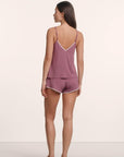 Model is wearing  in Frida TENCEL™ Modal Cami & Shortie Short PJ Set