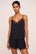 Model is wearing Kari TENCEL™ Modal Cami & Short PJ Set  in Black