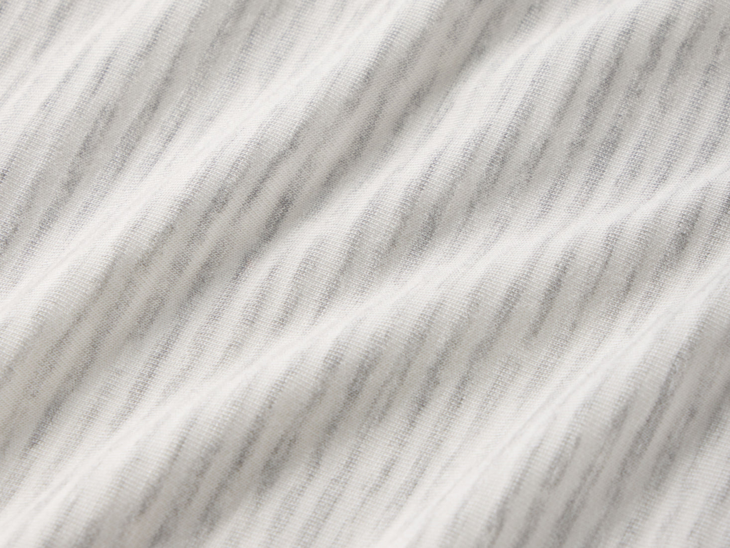 Detail fabric swatch of Heritage Stripe Light Heather Grey/Peppercorn