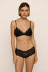 Model is wearing Anouk Boythong in Black