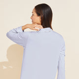 Eberjey Gisele TENCEL™ Modal Sleepshirt - Ice Blue/Ivory