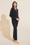 Gisele TENCEL™ Modal Tuxedo Slim PJ Set - Black/Sorbet Pink