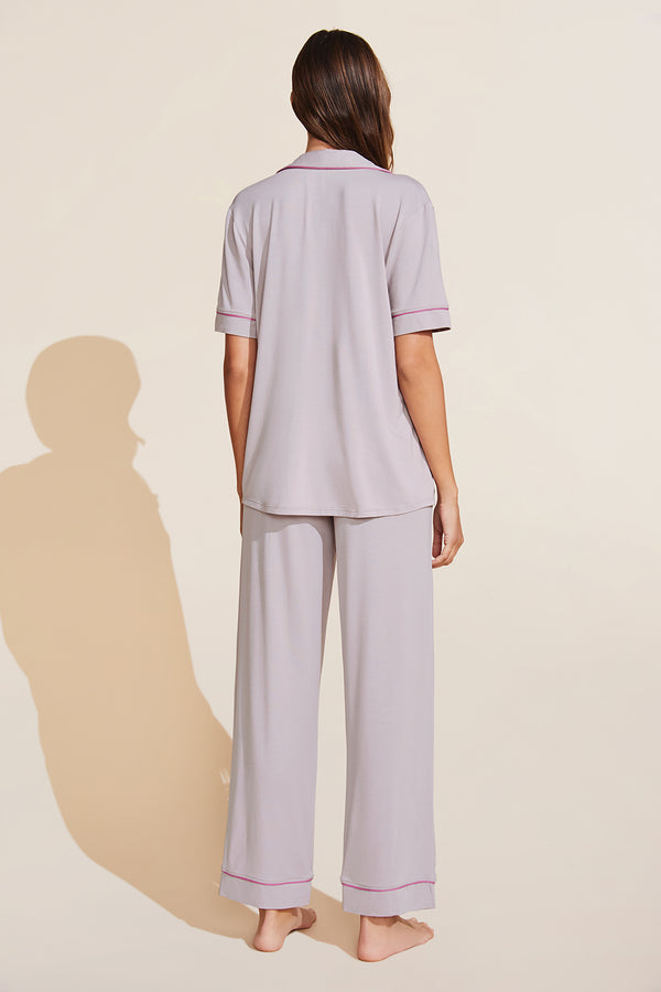 Gisele TENCEL™ Modal Short Sleeve & Pant PJ Set - Purple Dust